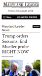 Mobile Screenshot of marylandleader.com